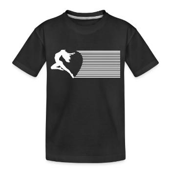 Danse Musique de danse - T-shirt bio Premium Enfant - noir - Devant