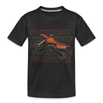 Vélo tout-terrain vélo tout-terrain - T-shirt bio Premium Enfant - noir - Devant