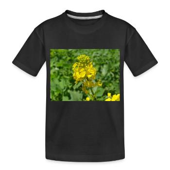 moutarde noire (en allemand Schwarzer Senf) - T-shirt bio Premium Enfant - noir - Devant
