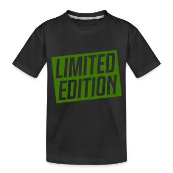 limited edition - Kids' Premium Organic T-Shirt - black - Front