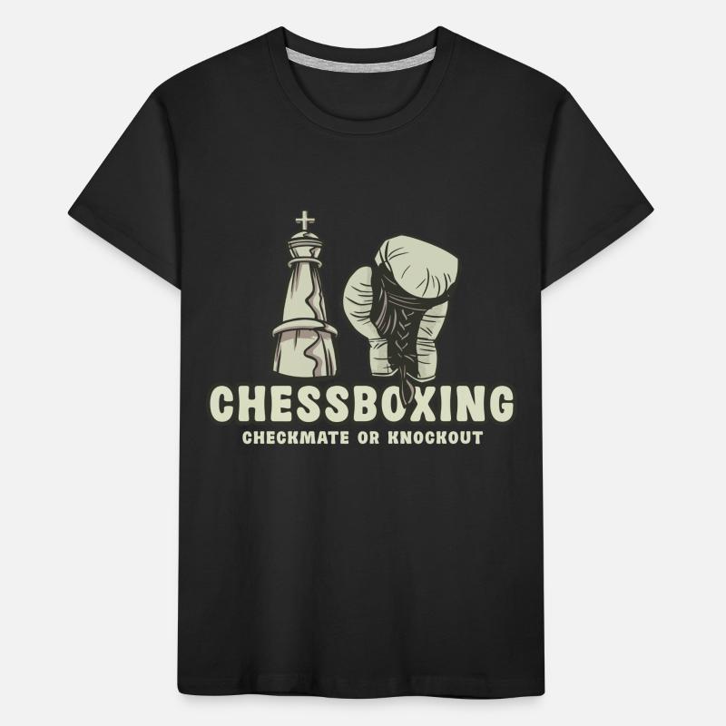 Schachboxen - Schachmatt Oder Knockout Schachboxen Kinder Premium Bio T-Shirt