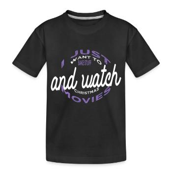 pastry bubaprints born baker dinosaur gift - Kinder Premium Bio T-Shirt - Schwarz - Vorne