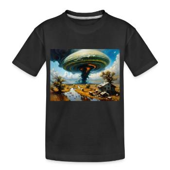 Zorn der Natur #1 - Kinder Premium Bio T-Shirt - Schwarz - Vorne