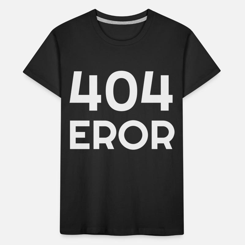 404 Error Kids' Premium Organic T-Shirt