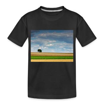 Weitblick - Kinder Premium Bio T-Shirt - Schwarz - Vorne