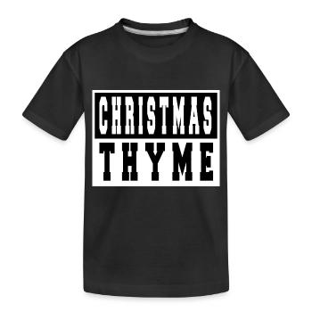 Christmas Vacation Sayings Beach Christmas Present - Kids' Premium Organic T-Shirt - black - Front