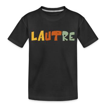 LAUTER - Kinder Premium Bio T-Shirt - Schwarz - Vorne