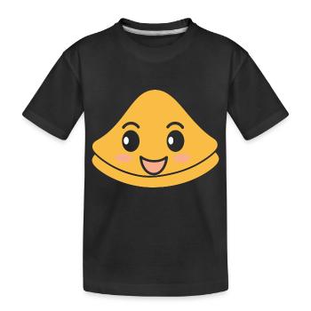 Crêpes Bretagne humour crêpe - T-shirt bio Premium Enfant - noir - Devant