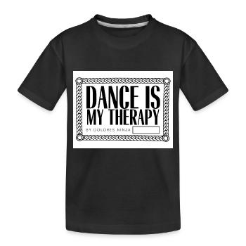 MES CHEMISES THERAPHY page 0003 - T-shirt bio Premium Enfant - noir - Devant