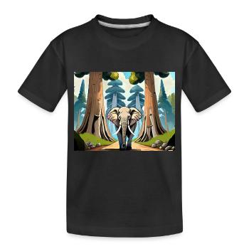 What Kind of Trees Are These german nursery rhymes - Kids' Premium Organic T-Shirt - black - Front