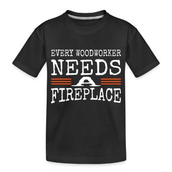 cool drôle artisans conception marteau-piqueur dictons - T-shirt bio Premium Enfant - noir - Devant