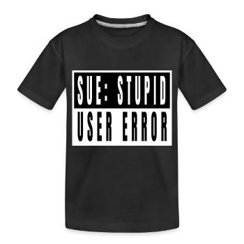 hacking code hacking coding coding computer quote - Kids' Premium Organic T-Shirt - black - Front
