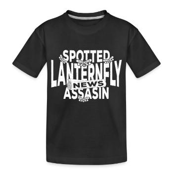 Lanterne tachetée volant cadeau - T-shirt bio Premium Enfant - noir - Devant
