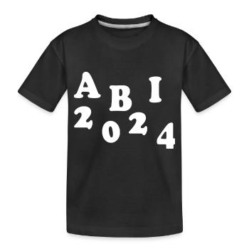Abi 2024 - Kinder Premium Bio T-Shirt - Schwarz - Vorne