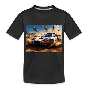 Rally Raid #3 - T-shirt bio Premium Enfant - noir - Devant