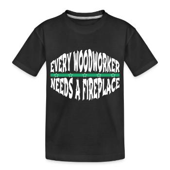 Sweats à capuche et sweat-shirts Apprentice Carpenter - T-shirt bio Premium Enfant - noir - Devant