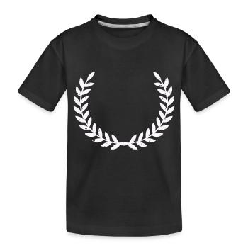 couronne - T-shirt bio Premium Enfant - noir - Devant