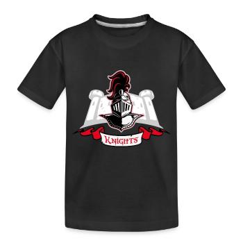 Ritter - Kinder Premium Bio T-Shirt - Schwarz - Vorne