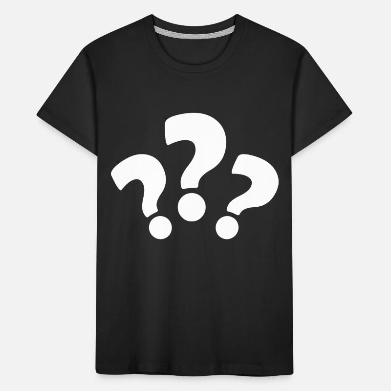 question mark Kids' Premium Organic T-Shirt