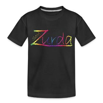 Ich bin Linkshänder - Kinder Premium Bio T-Shirt - Schwarz - Vorne