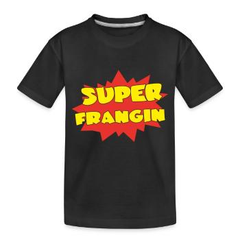 Super BROTHER - Kids' Premium Organic T-Shirt - black - Front
