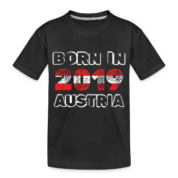 2019 - Kids' Premium Organic T-Shirt - black - Front