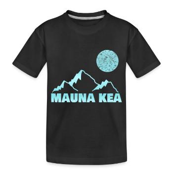 Raquette d’alpinisme - T-shirt bio Premium Enfant - noir - Devant
