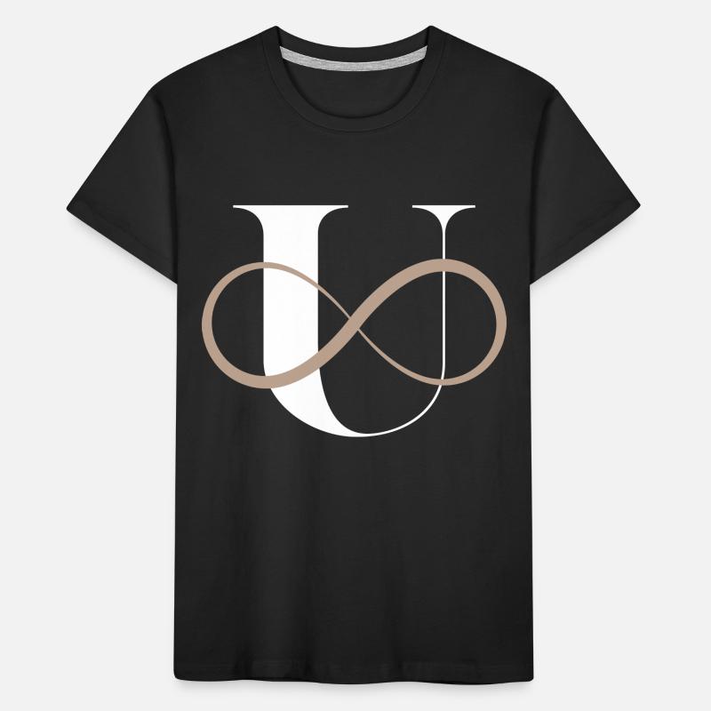 Infinite Letter u Kids' Premium Organic T-Shirt