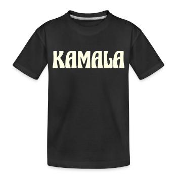 Kamala Nom Texte - T-shirt bio Premium Enfant - noir - Devant