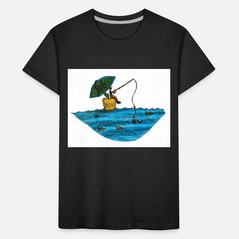 Fish Kids' Premium Organic T-Shirt