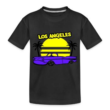 Los Angeles Lowrider - T-shirt bio Premium Enfant - noir - Devant