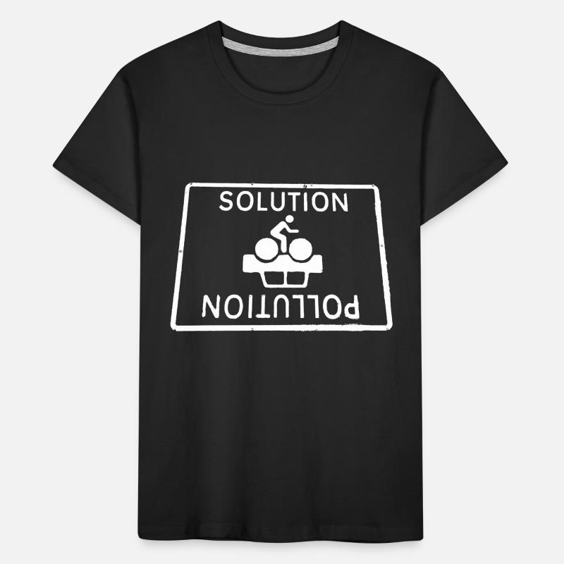 à la pollution, solution T-shirt bio Premium Enfant