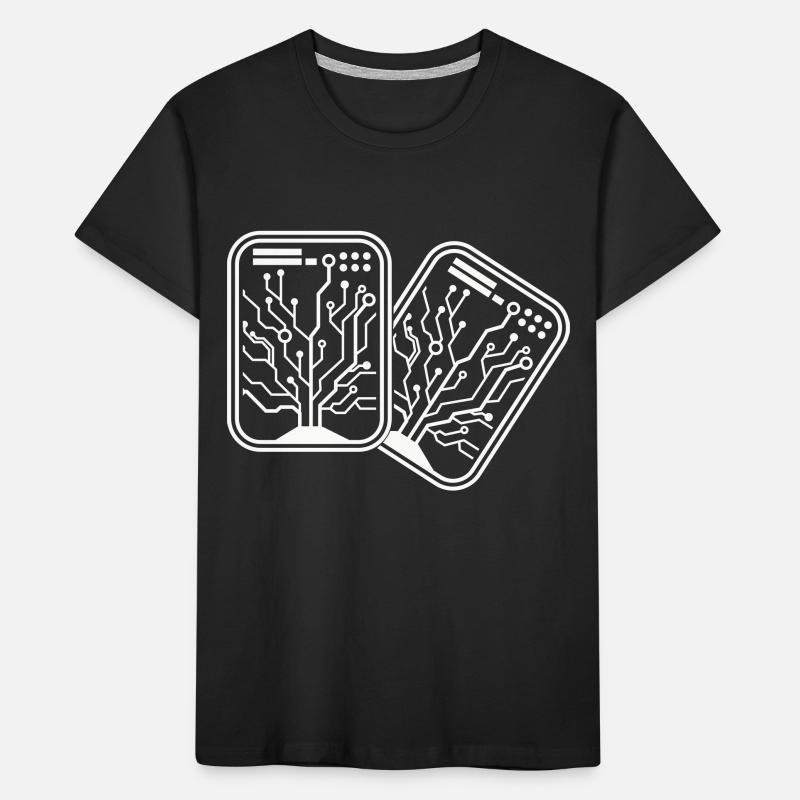 Micro Chip 2 Kids' Premium Organic T-Shirt