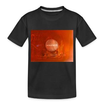 ewichkult gallery logo - Kinder Premium Bio T-Shirt - Schwarz - Vorne