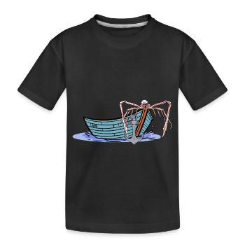 marin marin marin marin Moin ahoy crabe - T-shirt bio Premium Enfant - noir - Devant