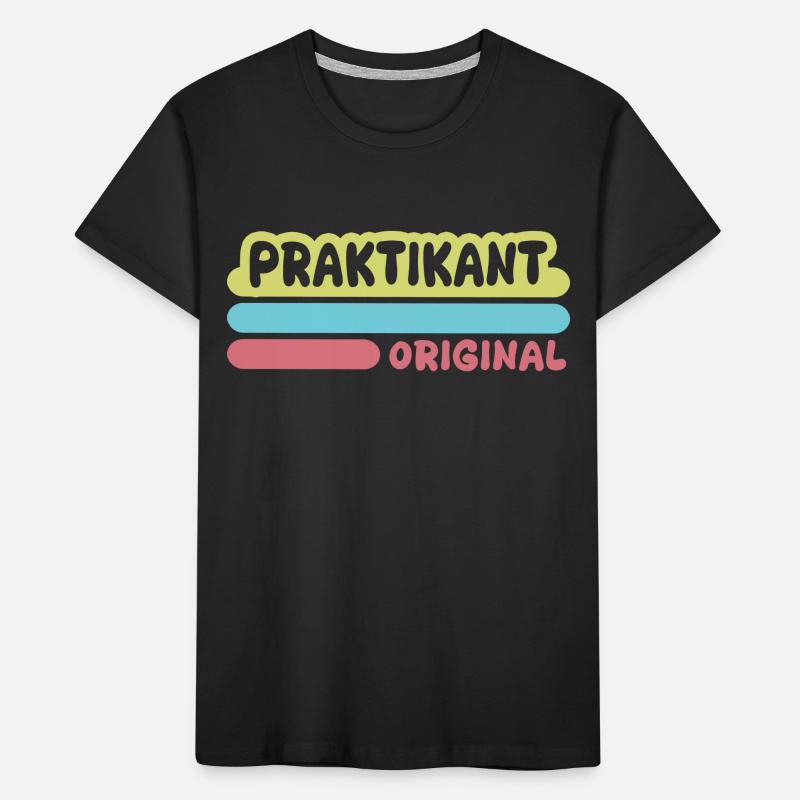 Intern as first name Kids' Premium Organic T-Shirt