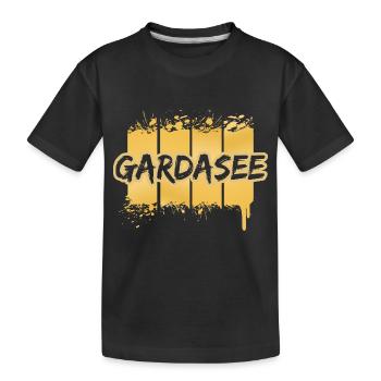 Lac de Garde comme Lac de Garde - T-shirt bio Premium Enfant - noir - Devant