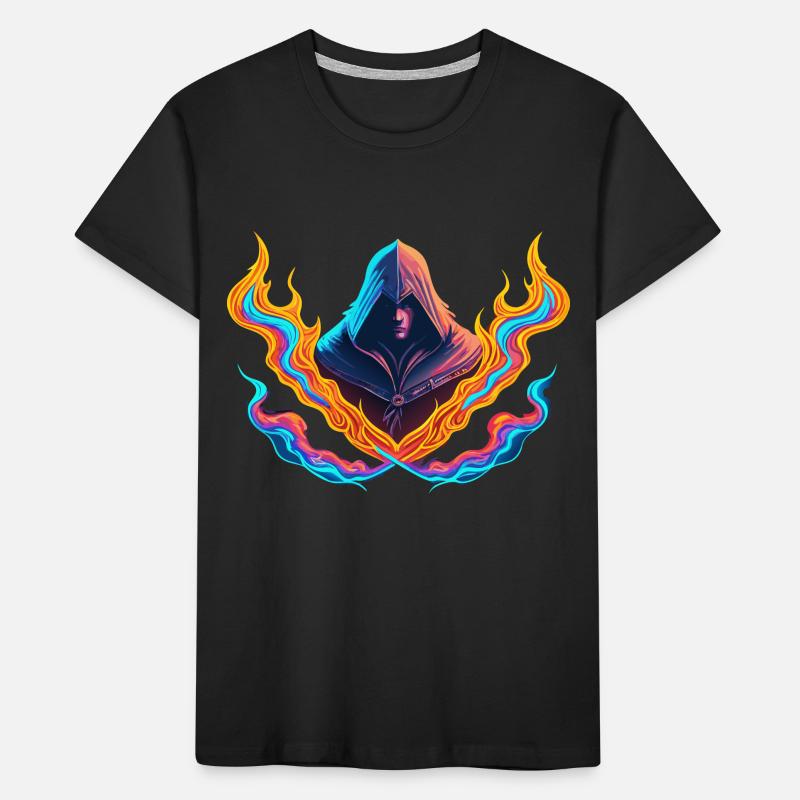 TRANSFORMATIVE KRAFT VON NEONFLAMMEN Kinder Premium Bio T-Shirt