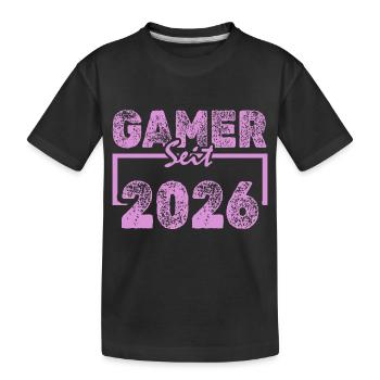 Play 2026 - Kids' Premium Organic T-Shirt - black - Front