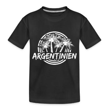 L’Argentine comme vacances - T-shirt bio Premium Enfant - noir - Devant