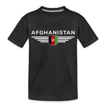 Afghanistan Design – Fierté et culture - T-shirt bio Premium Enfant - noir - Devant