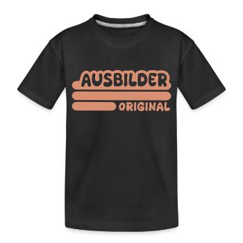 Ausbilder als Beruf - Kinder Premium Bio T-Shirt - Schwarz - Vorne