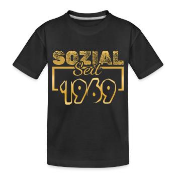 1969 - T-shirt bio Premium Enfant - noir - Devant