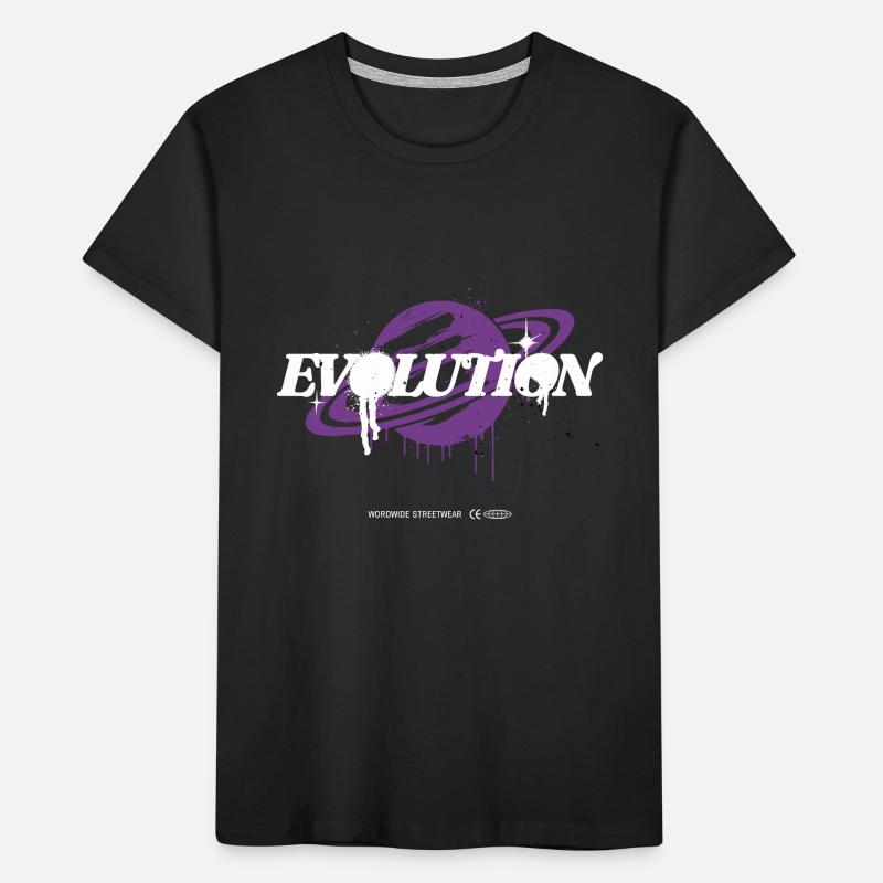 Evolution Street Ware - Cosmic - Space - Universe Kids' Premium Organic T-Shirt