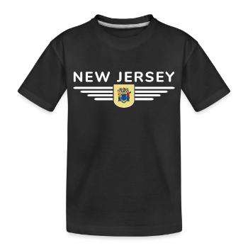 T-shirt de fan du New Jersey – Parfait pour les fans ! - T-shirt bio Premium Enfant - noir - Devant