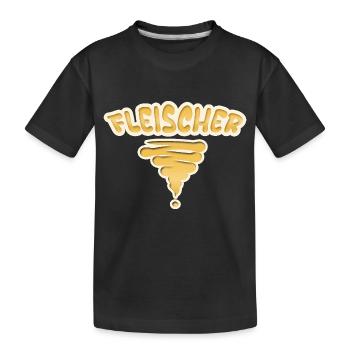Profession : Boucher - T-shirt bio Premium Enfant - noir - Devant