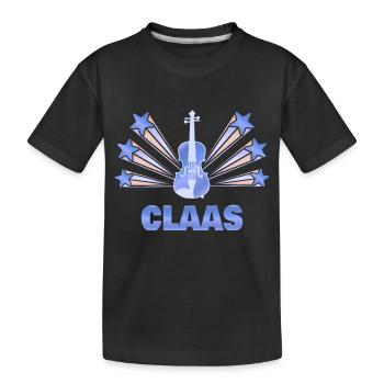 Musical instrument Claas - Kids' Premium Organic T-Shirt - black - Front