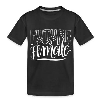Féminisme Dicton Cadeau Vintage Émancipation - T-shirt bio Premium Enfant - noir - Devant