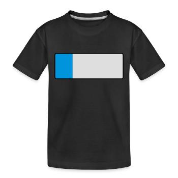 _blank_kurz - Kids' Premium Organic T-Shirt - black - Front