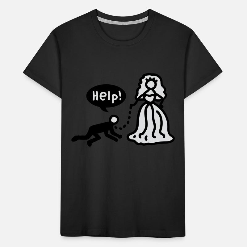 Married - help Kids' Premium Organic T-Shirt